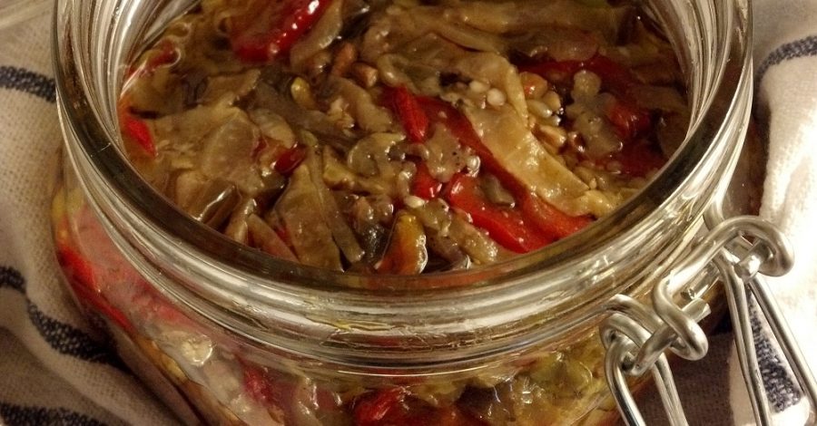 Receita de antepasto de beringela