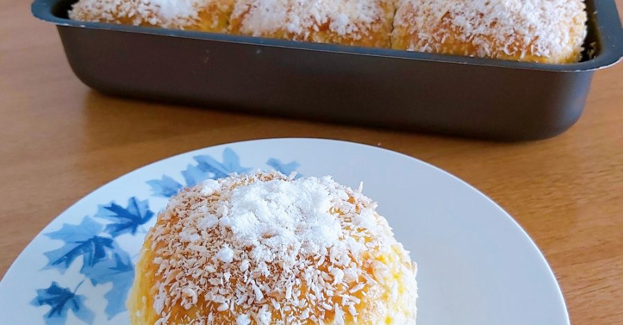 Receita de Pão de Jerimum com Côco. Delicioso!