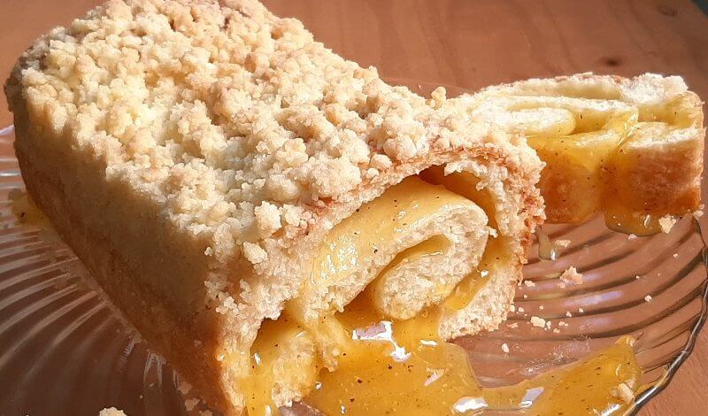 Pão caseiro de maracujá