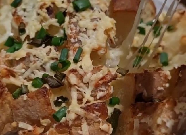 Receita de pão de alho no pão italiano